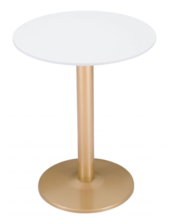 SwayLiving Alto Bistro Table White & Gold DINING TABLES