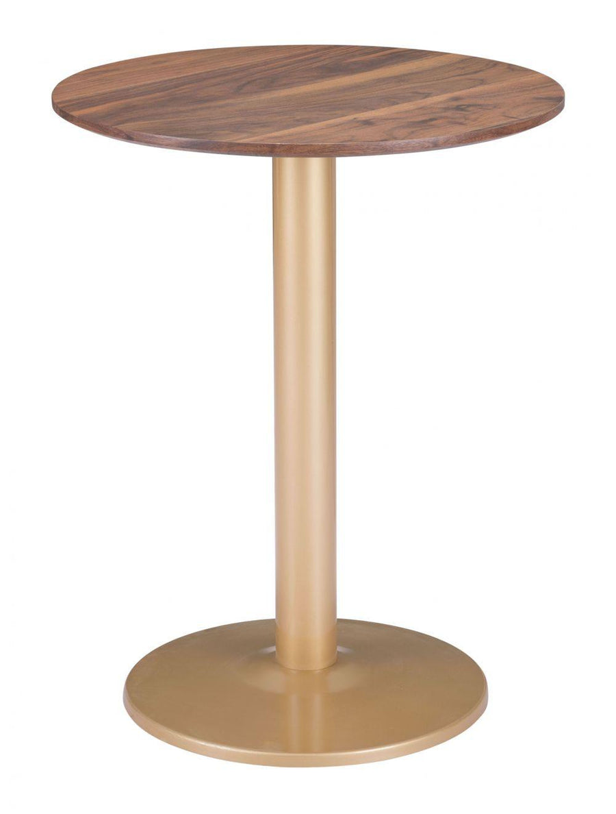 SwayLiving Alto Bistro Table Brown & Gold DINING TABLES