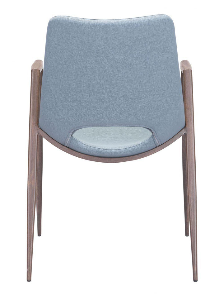 SwayLiving Desi Dining Chair (Set of 2) Gray & Walnut DINING CHAIRS