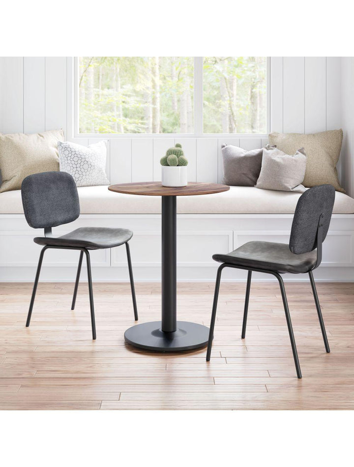 SwayLiving Alto Bistro Table Brown & Black DINING TABLES