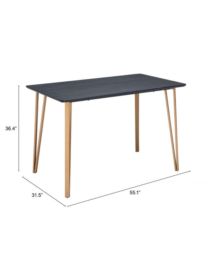 SwayLiving Deus Counter Table Black DINING TABLES