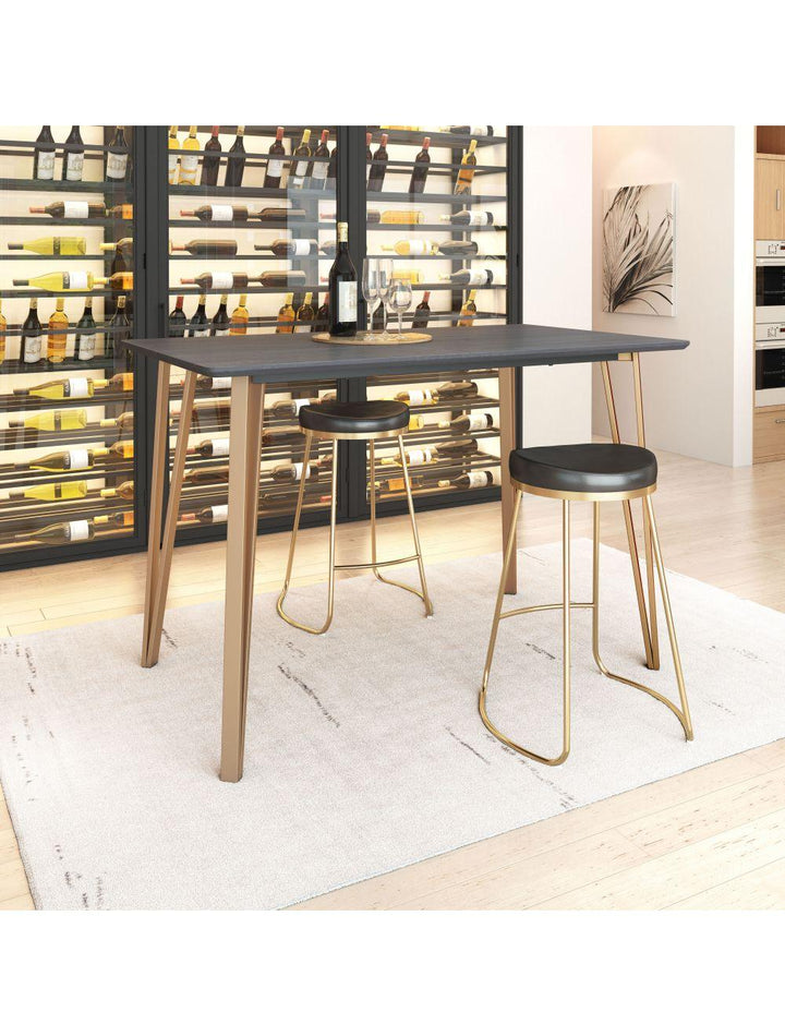 SwayLiving Deus Counter Table Black DINING TABLES