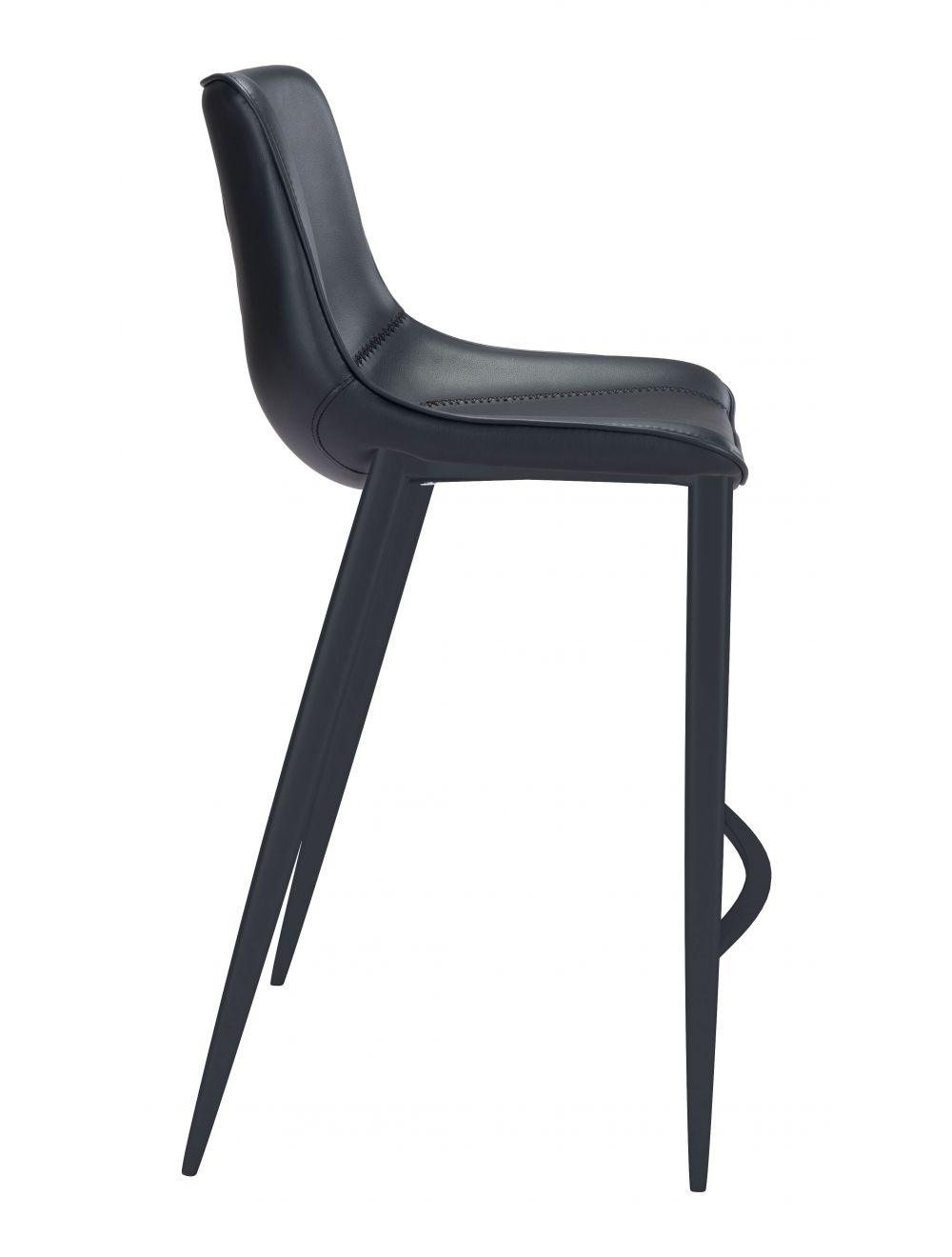 SwayLiving Magnus Bar Chair (Set of 2) Black BAR STOOLS + COUNTER STOOLS