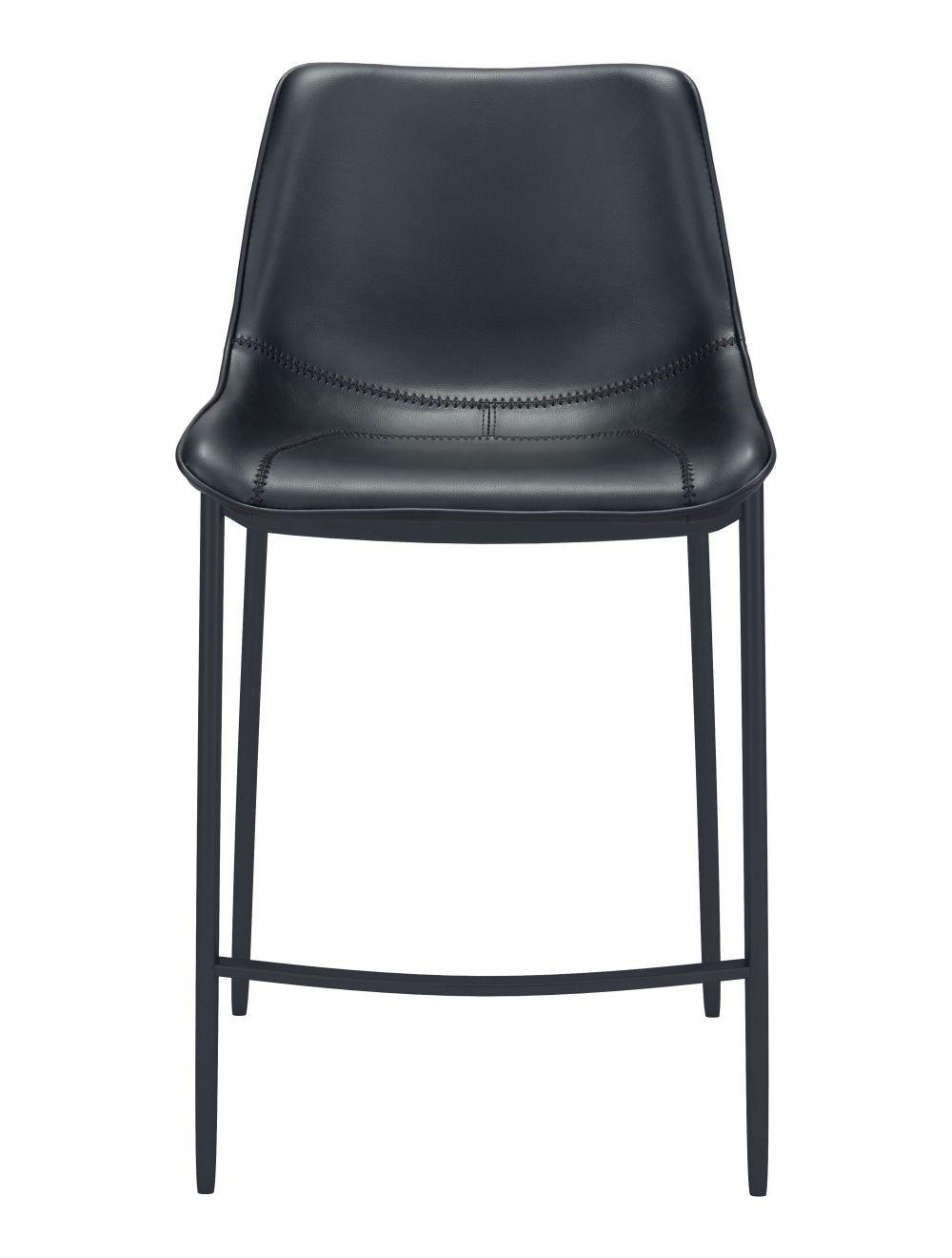 SwayLiving Magnus Bar Chair (Set of 2) Black BAR STOOLS + COUNTER STOOLS
