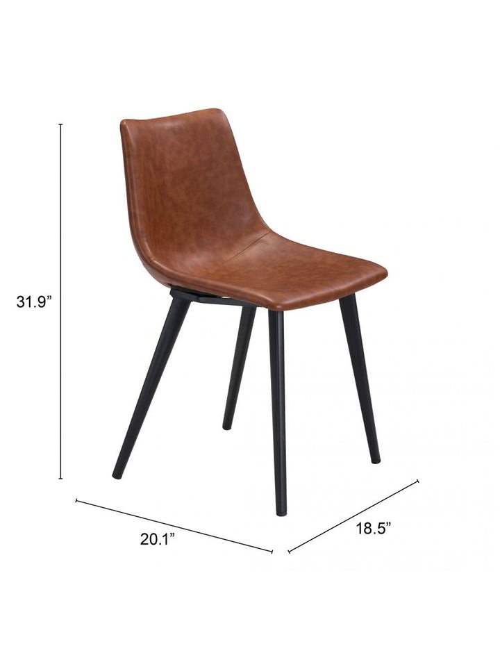 SwayLiving Daniel Dining Chair (Set of 2) Vintage Brown DINING CHAIRS