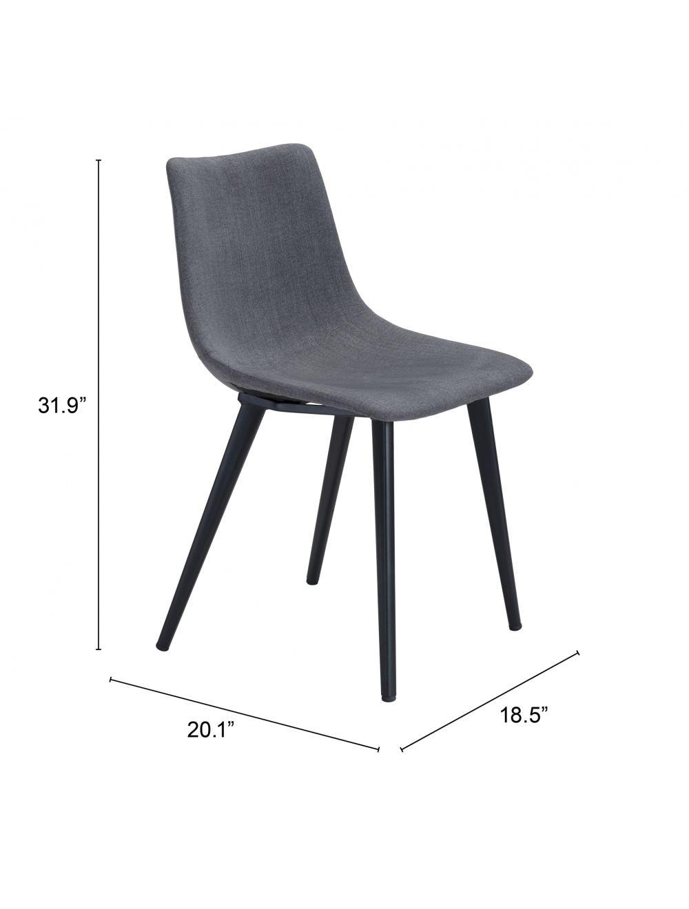 SwayLiving Daniel Dining Chair (Set of 2) Gray DINING CHAIRS