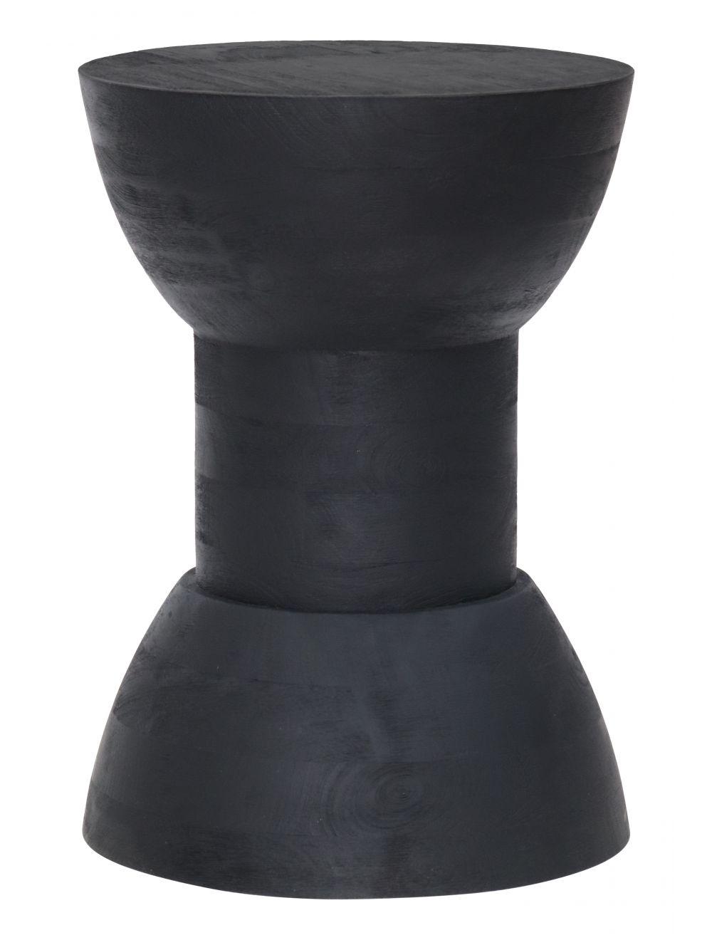 SwayLiving Wisdom Table Stool Black OTTOMANS, POUFS, + STOOLS