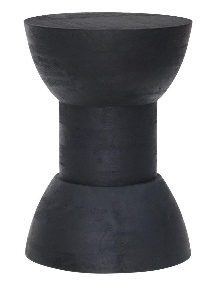 SwayLiving Wisdom Table Stool Black OTTOMANS, POUFS, + STOOLS