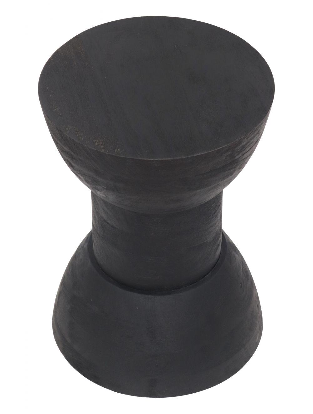 SwayLiving Wisdom Table Stool Black OTTOMANS, POUFS, + STOOLS