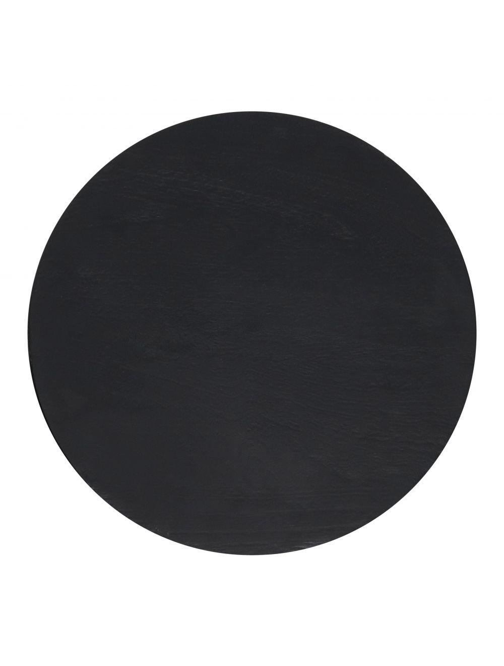 SwayLiving Wisdom Table Stool Black OTTOMANS, POUFS, + STOOLS