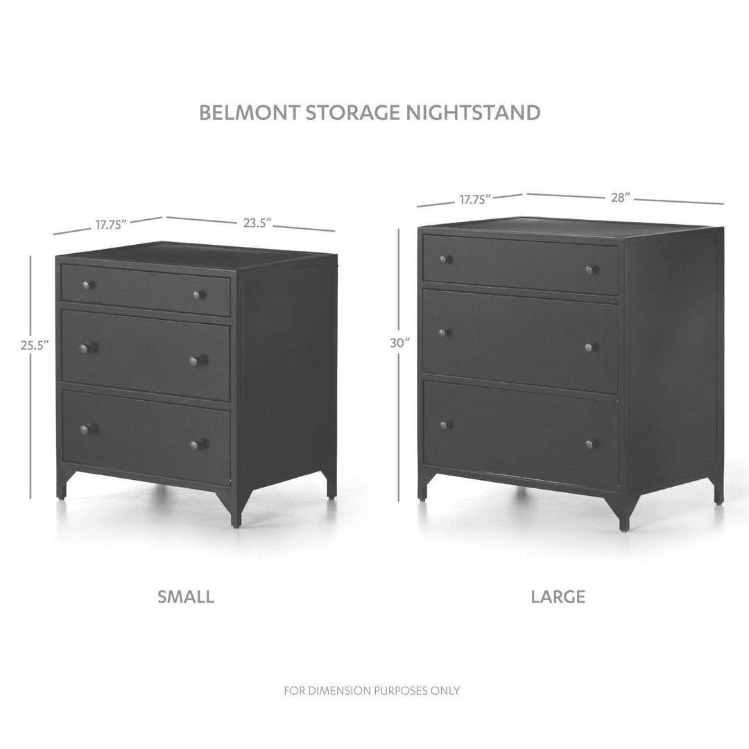 Belmont Storage Nightstand - SwayLiving