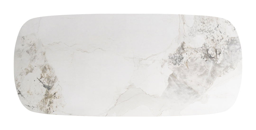 Nooka Dining Table White & Natural