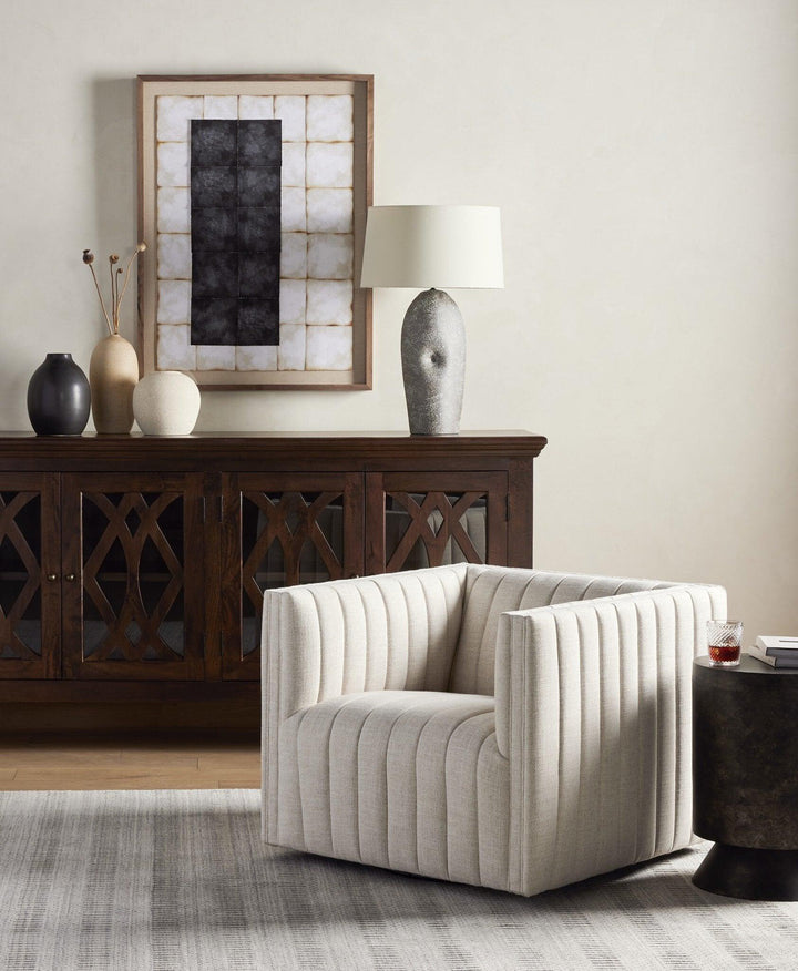 Augustine Swivel Chair - SwayLiving