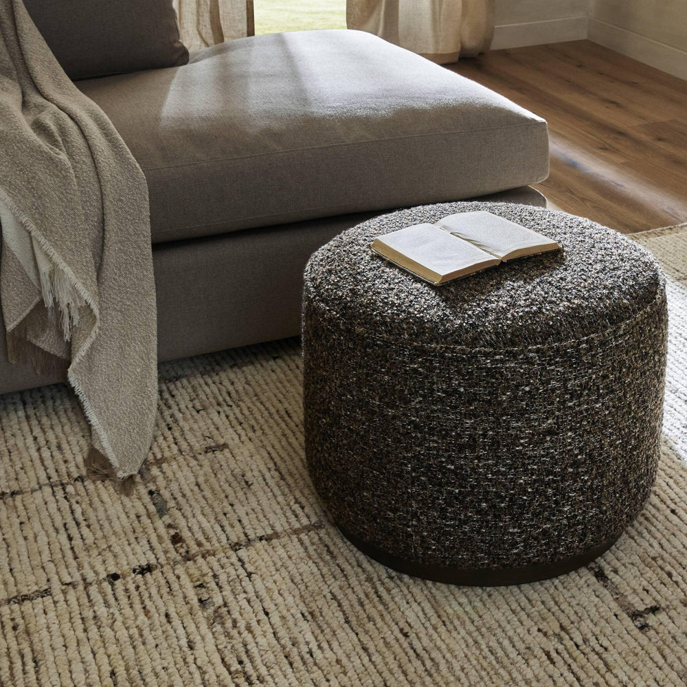 Sinclair Round Ottoman - SwayLiving