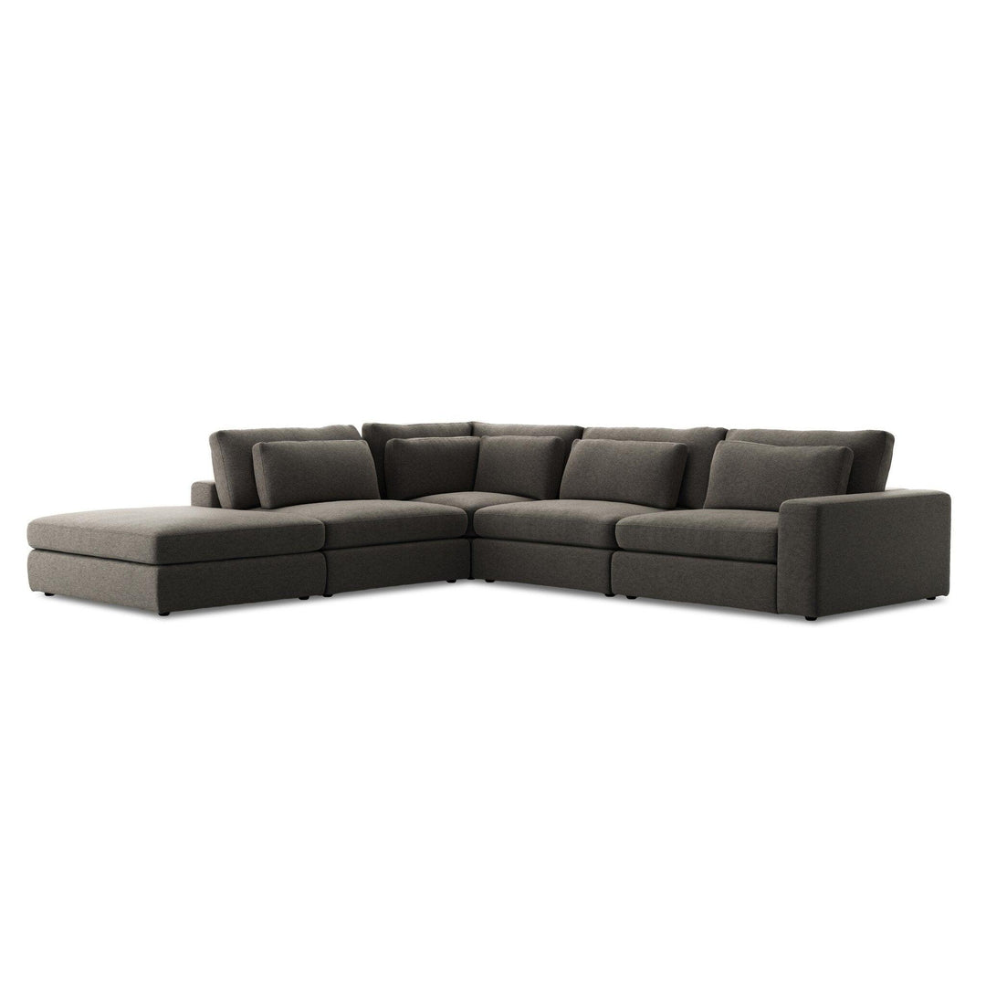 Bloor 4-Piece Sectional W/ Ottoman - SwayLiving