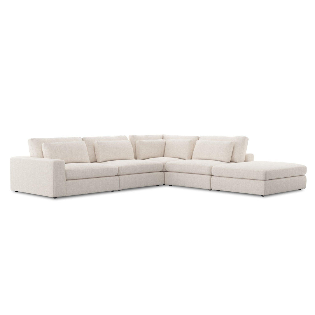 Bloor 4-Piece Sectional W/ Ottoman - SwayLiving