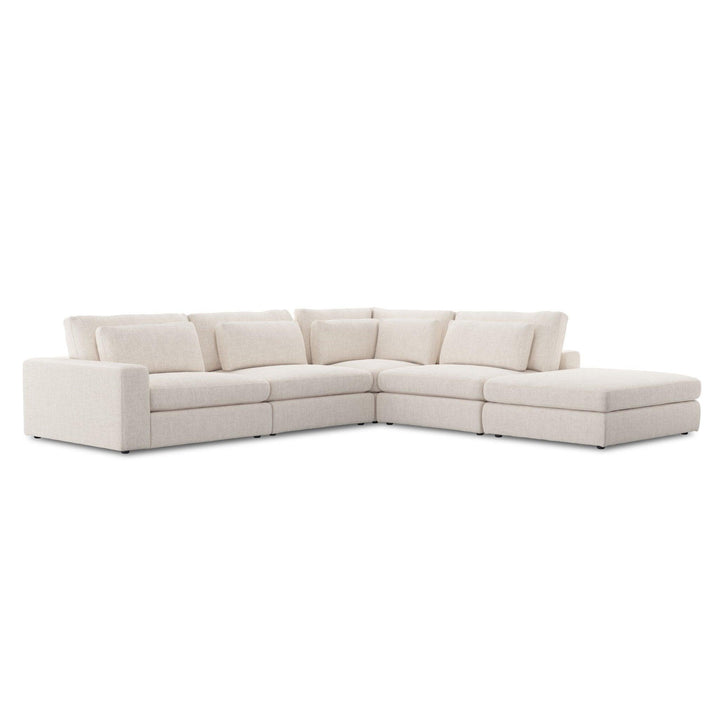 Bloor 4-Piece Sectional W/ Ottoman - SwayLiving