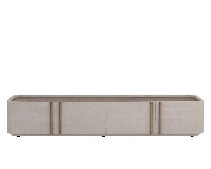 SwayLiving Jamille Media Console And Cabinet MEDIA + TV STANDS