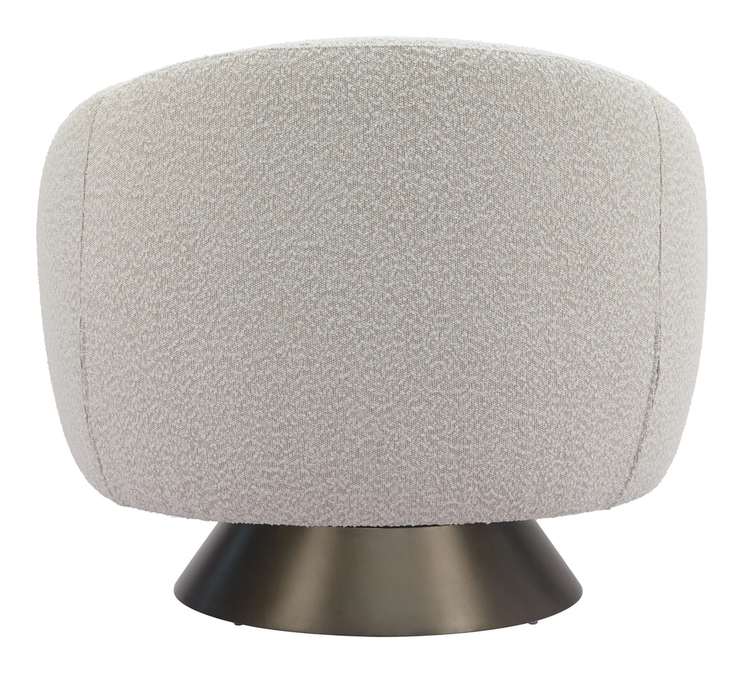 SwayLiving Modan Swivel Chair Misty Gray ACCENT + LOUNGE CHAIRS