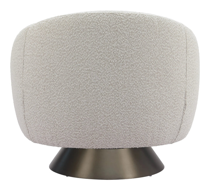 SwayLiving Modan Swivel Chair Misty Gray ACCENT + LOUNGE CHAIRS