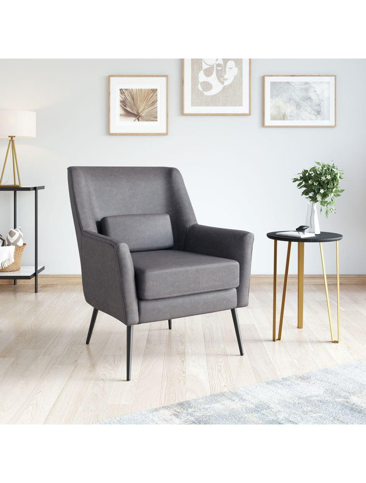 SwayLiving Ontario Accent Chair Vintage Black ACCENT + LOUNGE CHAIRS