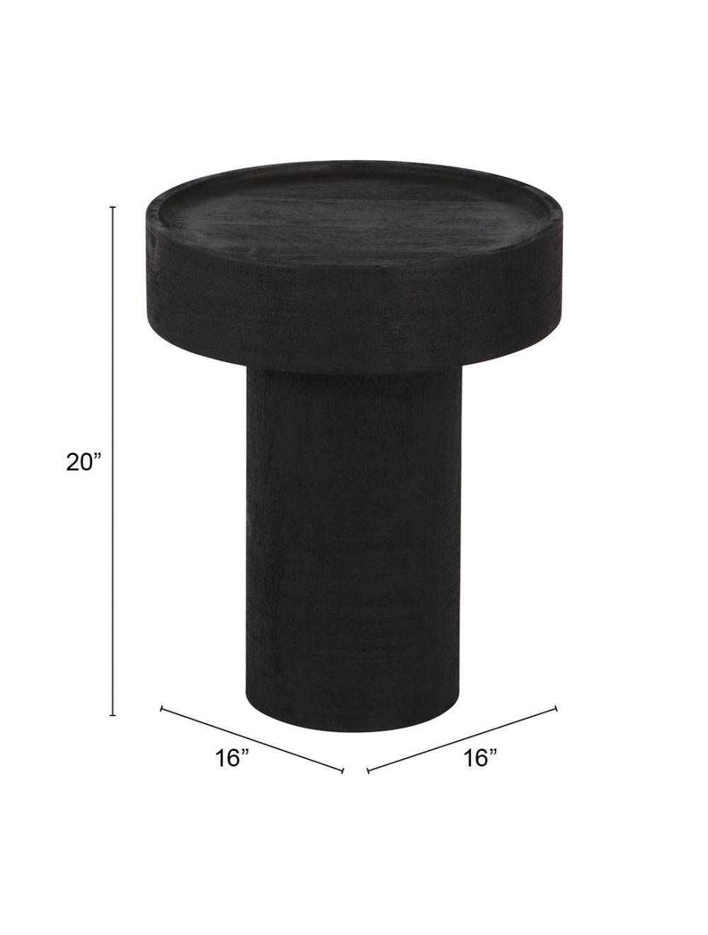 SwayLiving Watson Side Table Black ACCENT TABLES