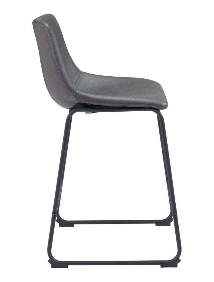SwayLiving Smart Counter Chair (Set of 2) Charcoal BAR STOOLS + COUNTER STOOLS