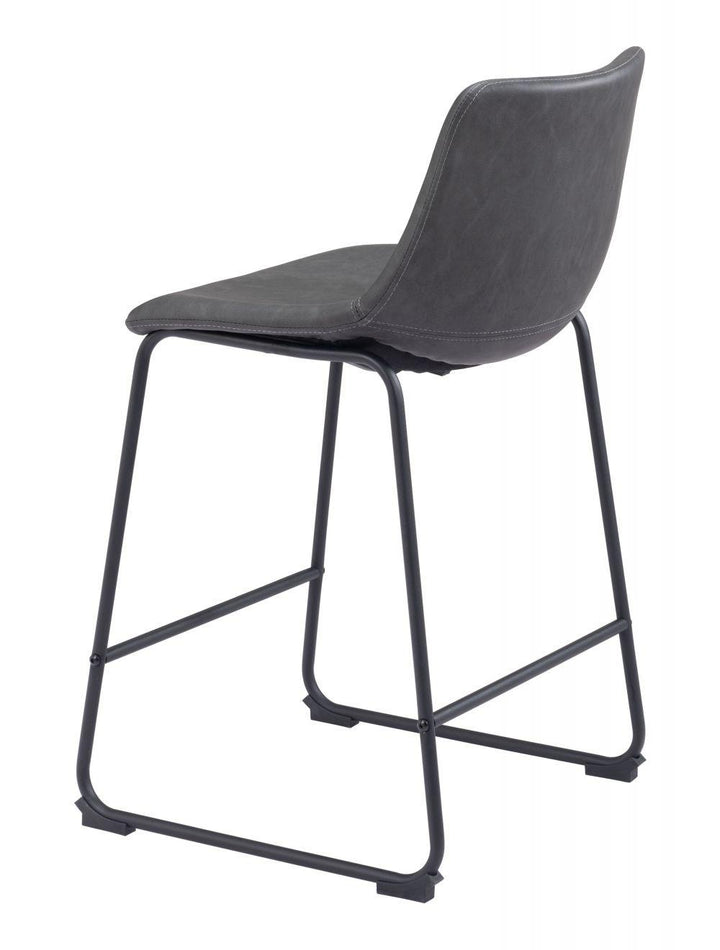 SwayLiving Smart Counter Chair (Set of 2) Charcoal BAR STOOLS + COUNTER STOOLS