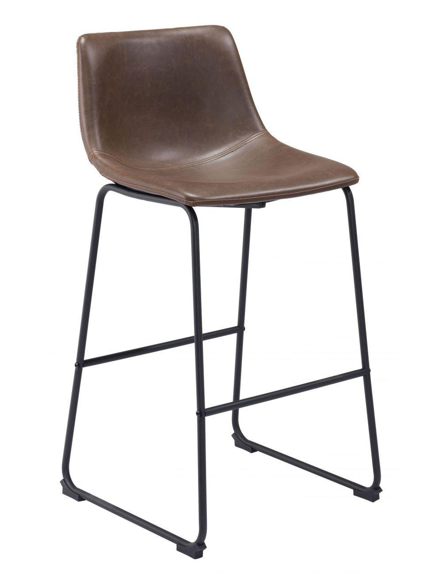 SwayLiving Smart Bar Chair (Set of 2) Vintage Espresso BAR STOOLS + COUNTER STOOLS