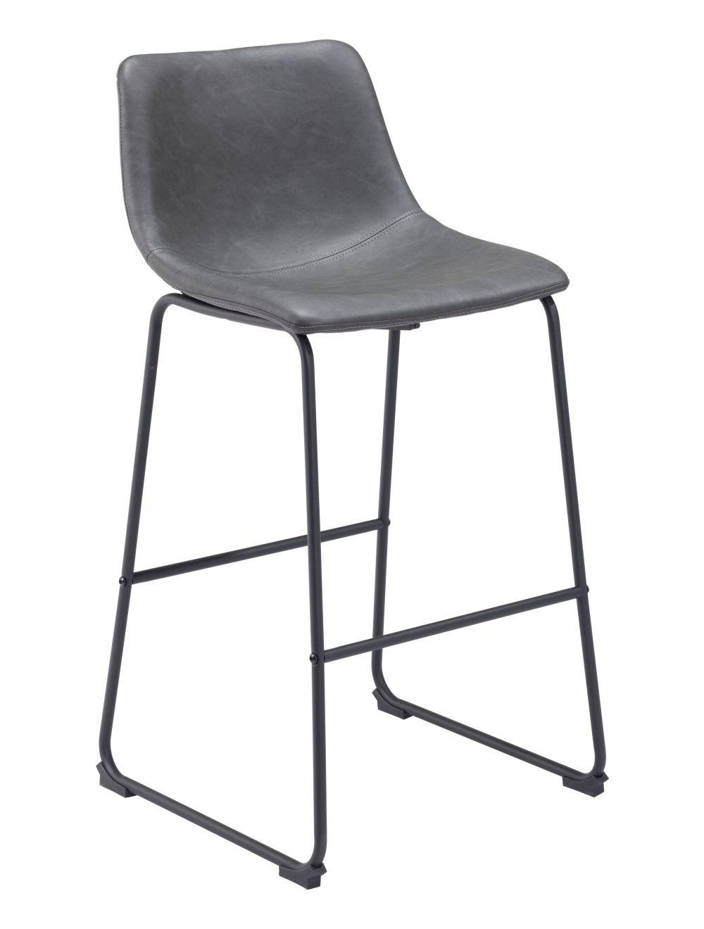 SwayLiving Smart Bar Chair (Set of 2) Charcoal BAR STOOLS + COUNTER STOOLS