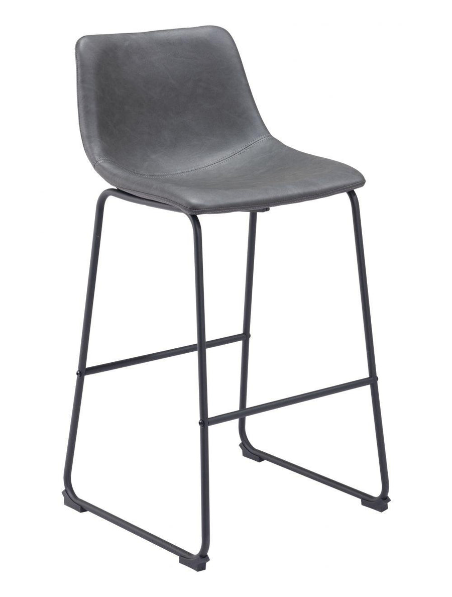 SwayLiving Smart Bar Chair (Set of 2) Charcoal BAR STOOLS + COUNTER STOOLS