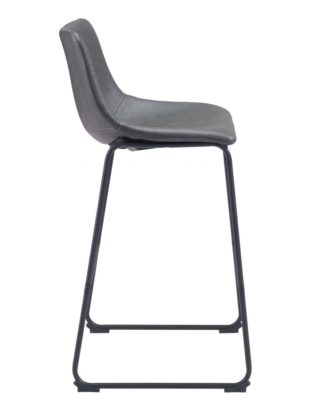 SwayLiving Smart Bar Chair (Set of 2) Charcoal BAR STOOLS + COUNTER STOOLS
