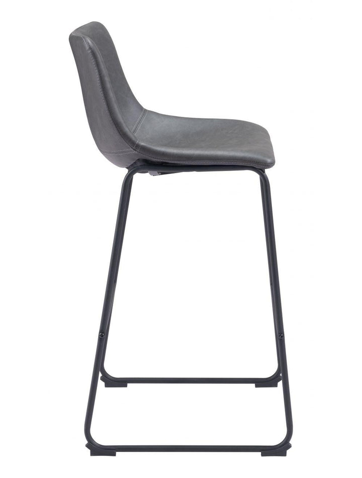 SwayLiving Smart Bar Chair (Set of 2) Charcoal BAR STOOLS + COUNTER STOOLS