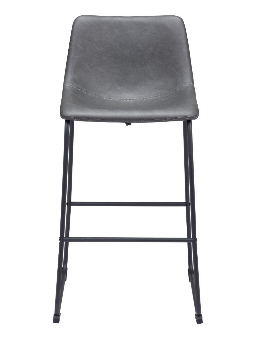 SwayLiving Smart Bar Chair (Set of 2) Charcoal BAR STOOLS + COUNTER STOOLS
