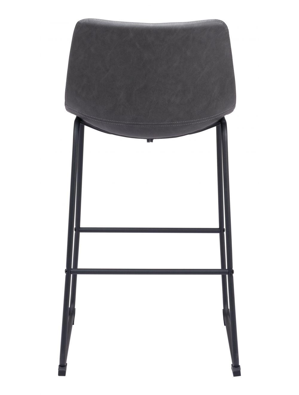 SwayLiving Smart Bar Chair (Set of 2) Charcoal BAR STOOLS + COUNTER STOOLS