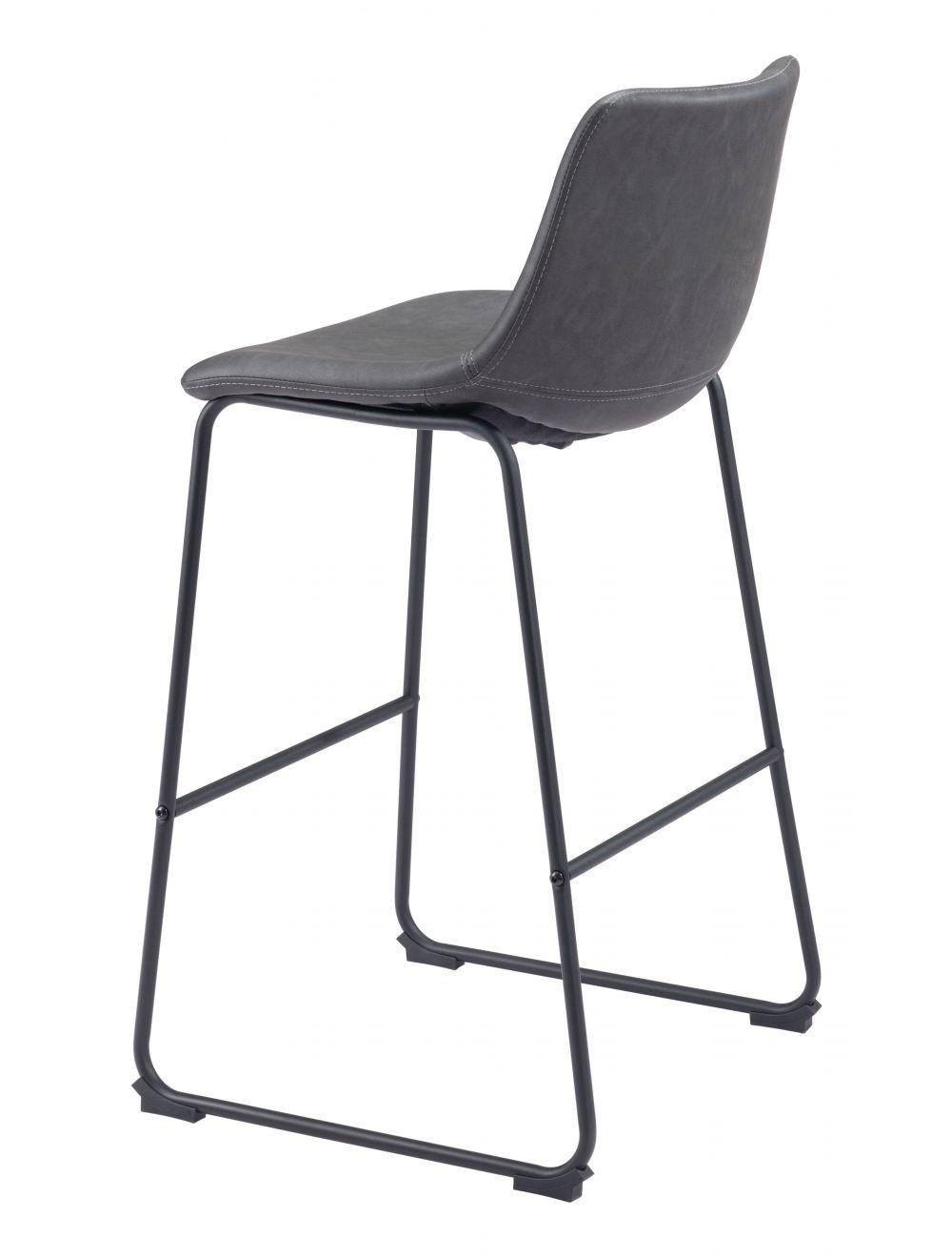 SwayLiving Smart Bar Chair (Set of 2) Charcoal BAR STOOLS + COUNTER STOOLS