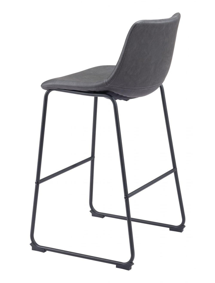 SwayLiving Smart Bar Chair (Set of 2) Charcoal BAR STOOLS + COUNTER STOOLS