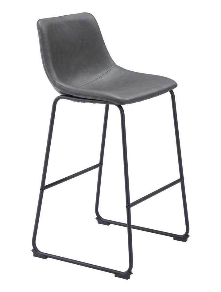 SwayLiving Smart Bar Chair (Set of 2) Charcoal BAR STOOLS + COUNTER STOOLS
