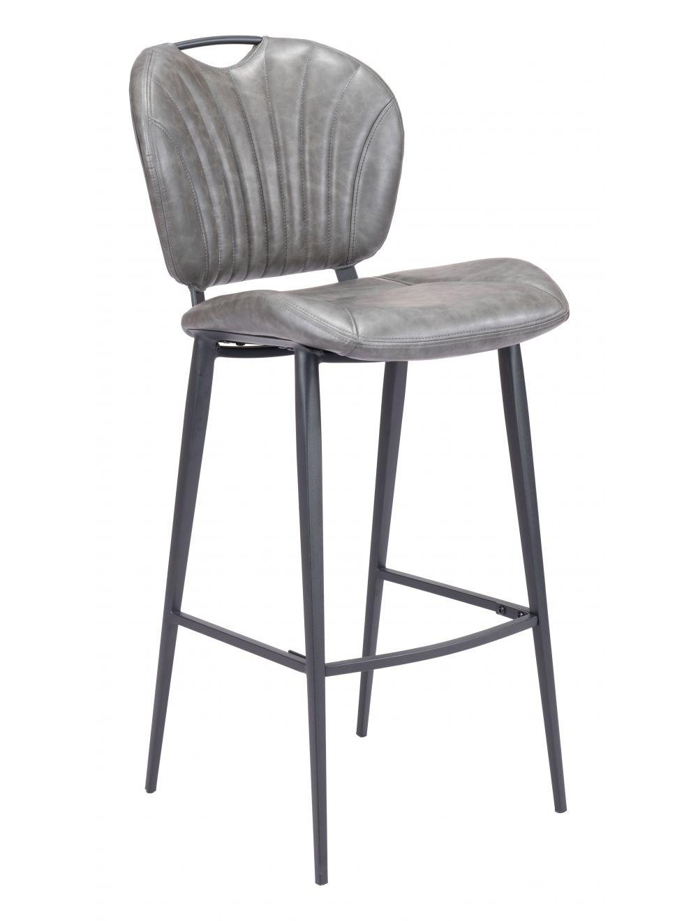 SwayLiving Terrence Bar Chair Vintage Gray BAR STOOLS + COUNTER STOOLS