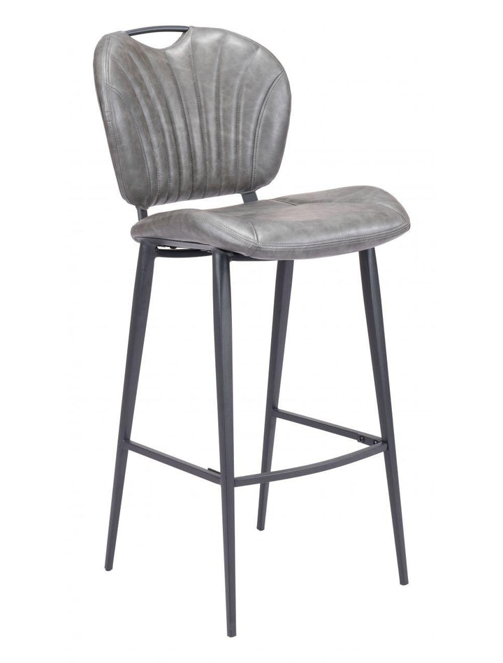 SwayLiving Terrence Bar Chair Vintage Gray BAR STOOLS + COUNTER STOOLS