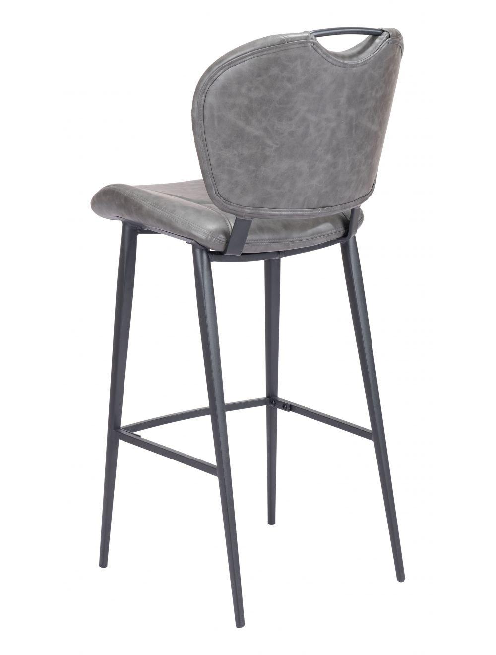 SwayLiving Terrence Bar Chair Vintage Gray BAR STOOLS + COUNTER STOOLS