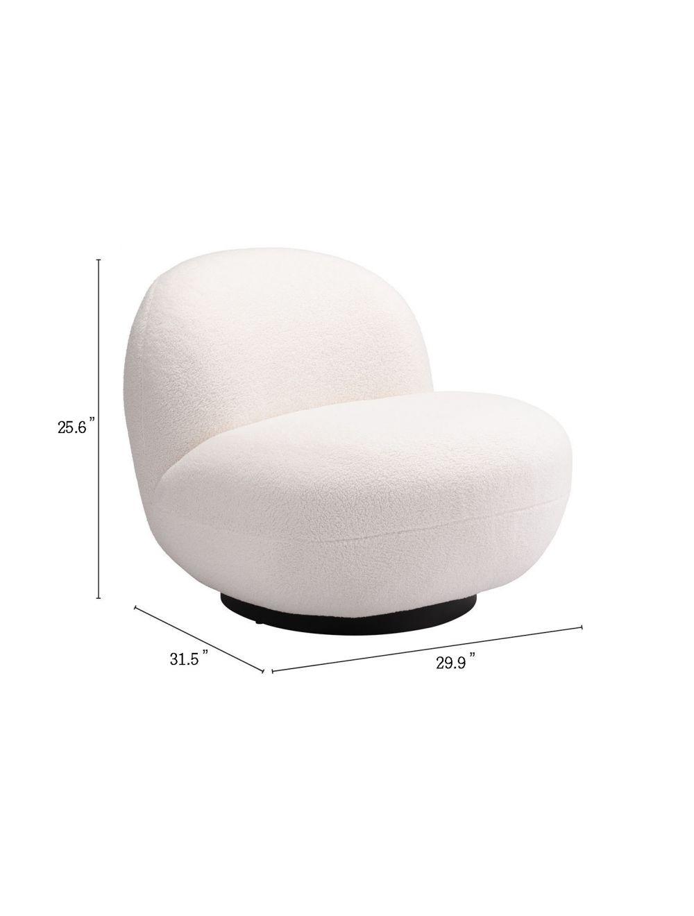 SwayLiving Myanmar Accent Chair Cream ACCENT + LOUNGE CHAIRS