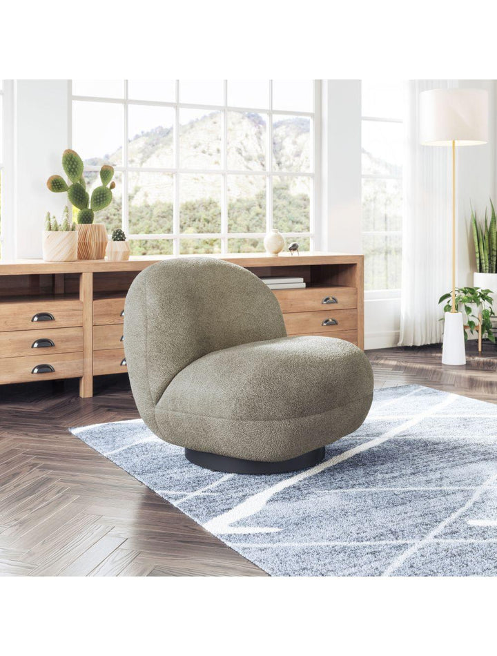 SwayLiving Myanmar Accent Chair Olive Green ACCENT + LOUNGE CHAIRS