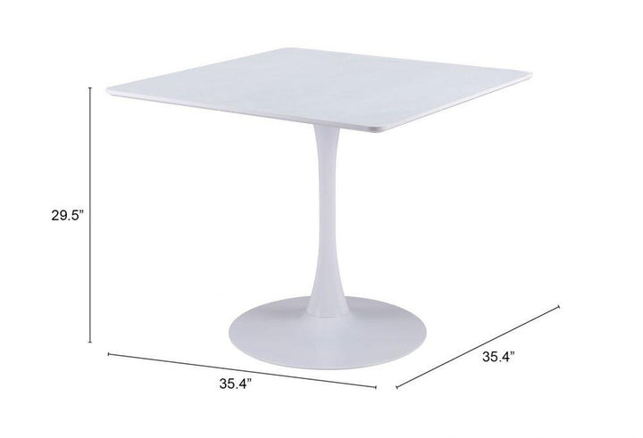 SwayLiving Molly Dg Table White DINING TABLES
