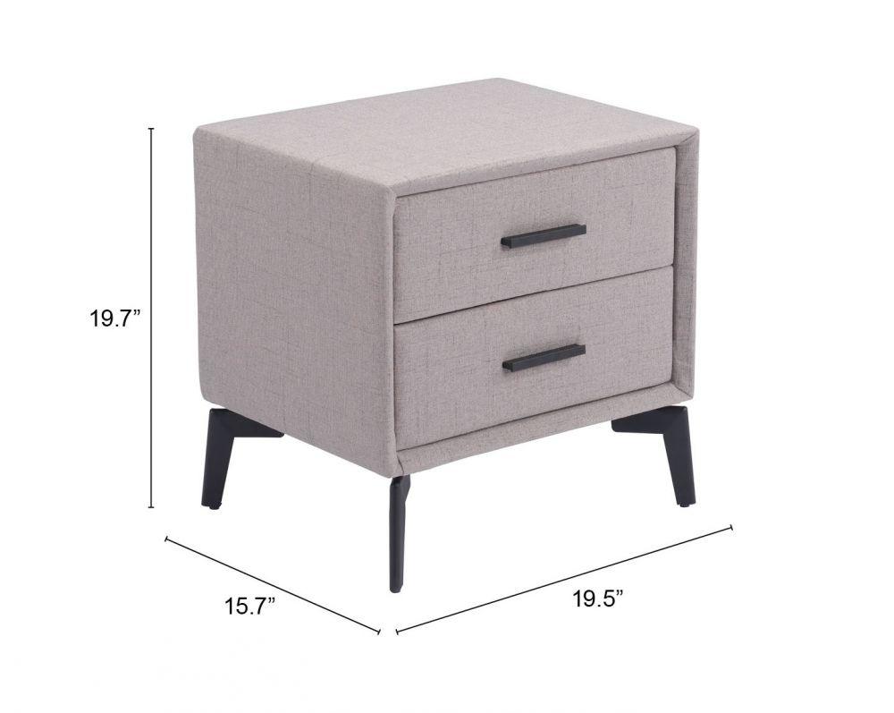 SwayLiving Halle Side Table Gray ACCENT TABLES