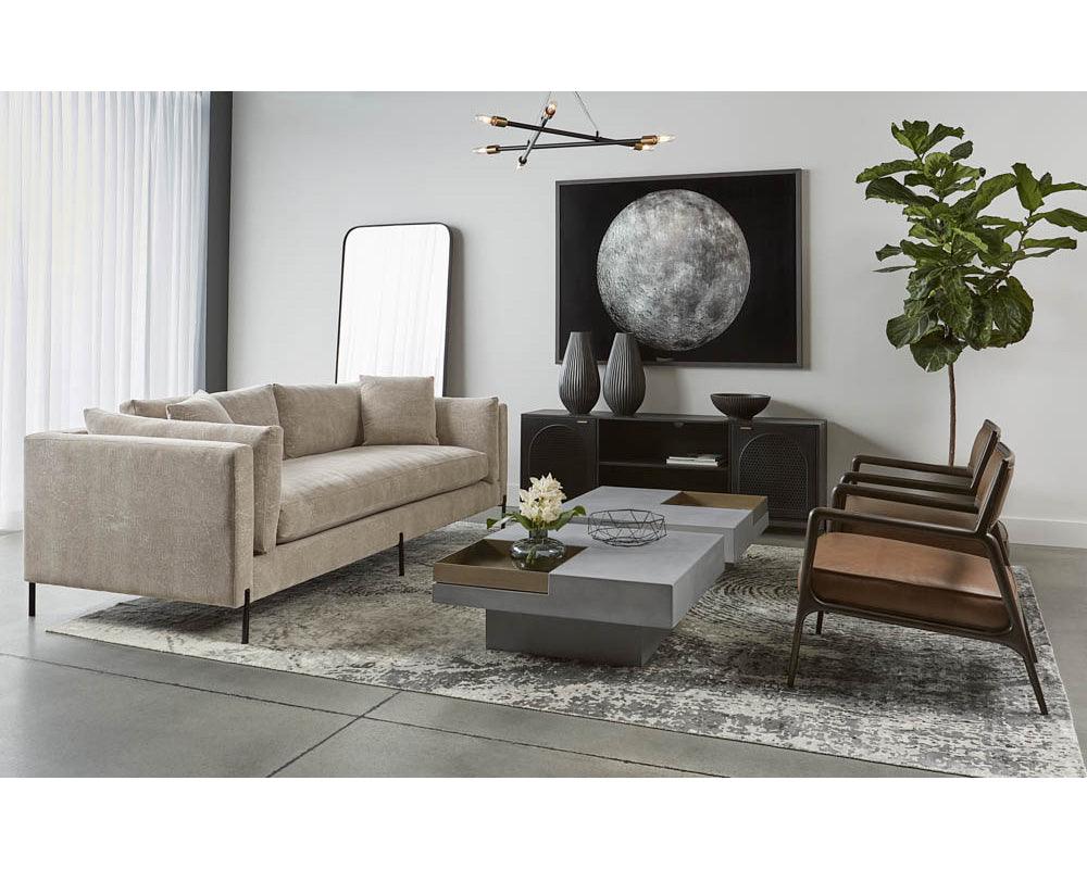 SwayLiving Aziza Media Console And Cabinet MEDIA + TV STANDS