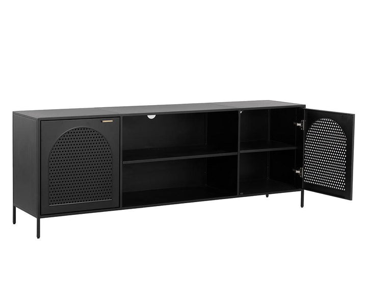 SwayLiving Aziza Media Console And Cabinet MEDIA + TV STANDS