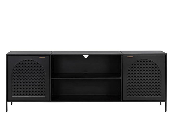 SwayLiving Aziza Media Console And Cabinet MEDIA + TV STANDS