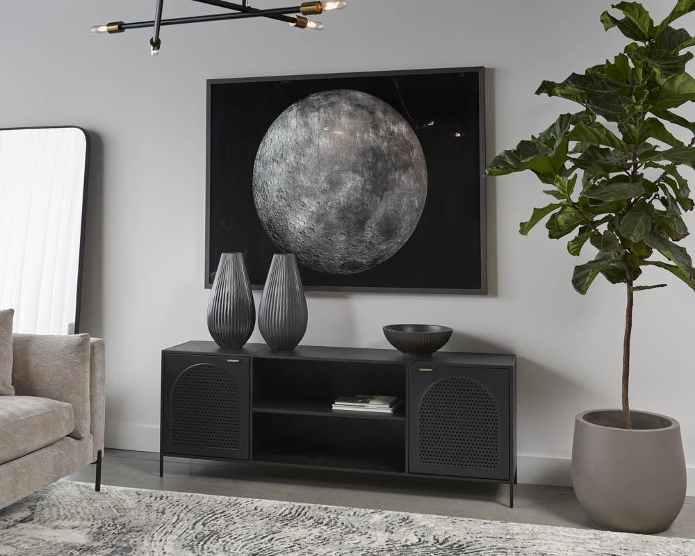 SwayLiving Aziza Media Console And Cabinet MEDIA + TV STANDS