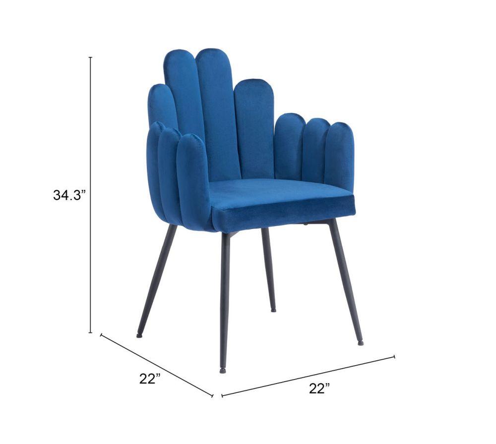 SwayLiving Noosa Dg Chair (Set of 2) Navy Blue DINING CHAIRS